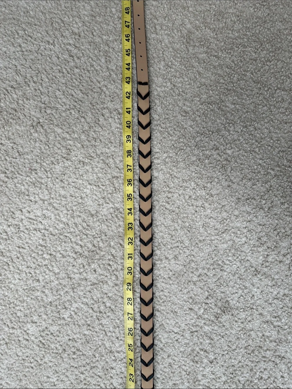 Black Vegan Belt NWOT